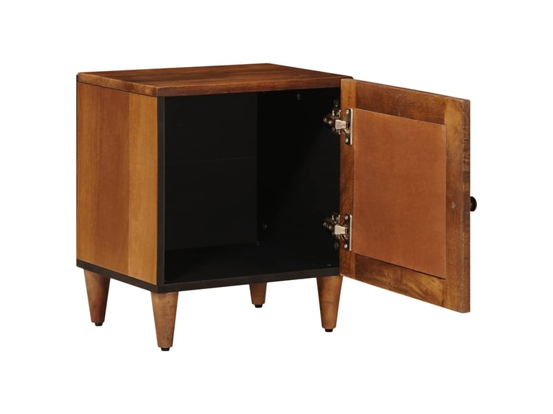  Table de chevet - cabinet de chevet - table de nuit 2 pc marron 40 x 33 x 46 cm  - Conforama B