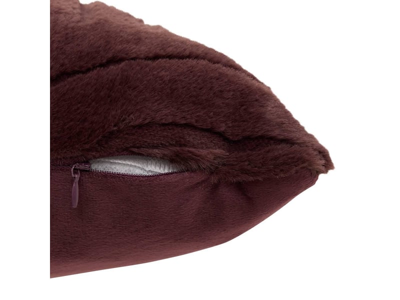  Coussin imitation fourrure arka 45x45cm marron ARKA - Conforama C
