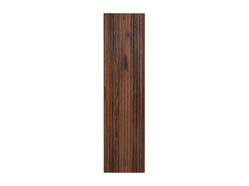 Colonne de salle de bain suspendue flow 35 x 136 cm noyer foncé - Conforama D