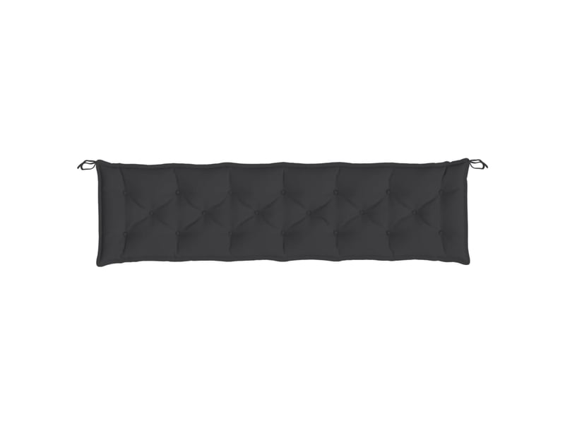  Coussin de banc de jardin, coussin d'assise noir 200x50x7 cm tissu oxford cf52780  - Conforama D