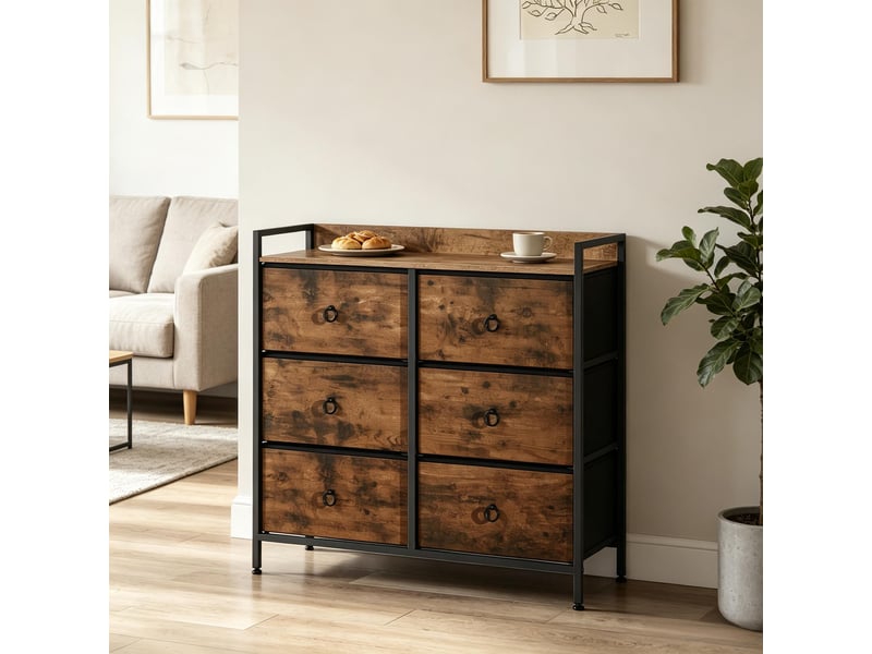 Armoire d'entrée modèle stable, meuble rangement, buffet salon robuste 1 pièce - Conforama E