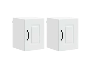 Meuble mural de cuisine | armoire de cuisine 2 pcs blanc bois d'ingénierie shl6060