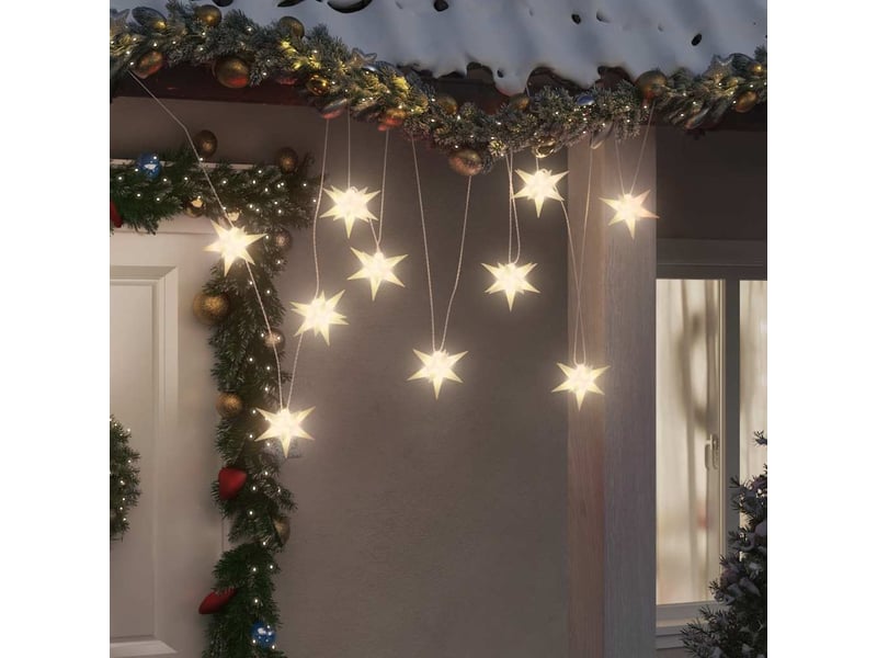  Lumière de noël 10 led blanc 10 cm  - Conforama B
