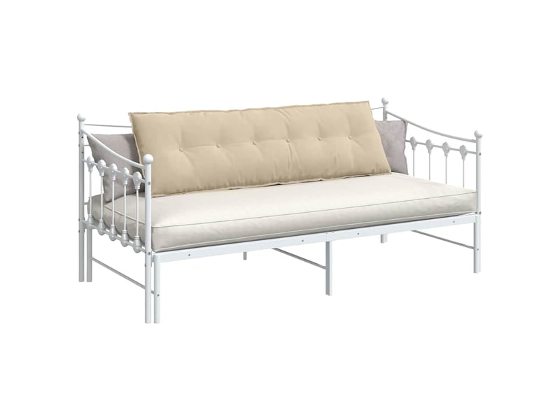 Coussin de dos, coussin de dossier crème 160 x 50 cm tissu en microfibre cf54620 - Conforama C