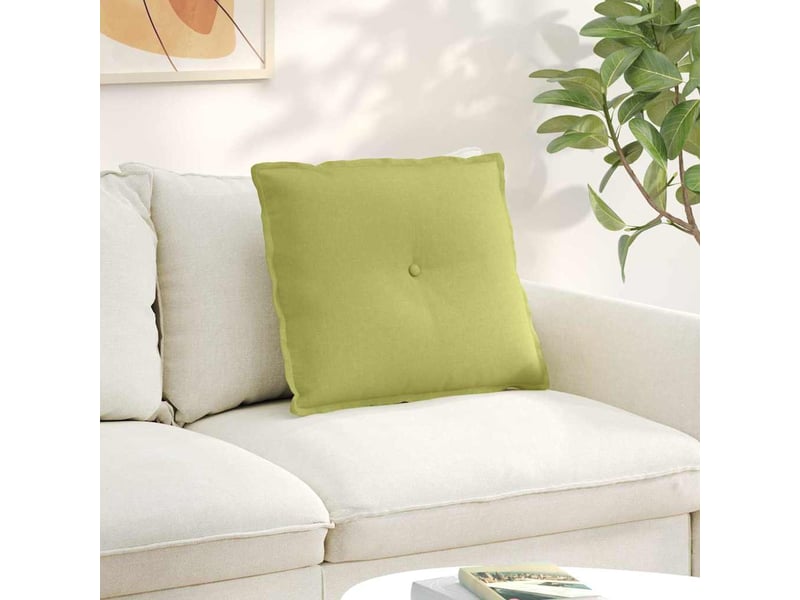 Coussin de dos, coussin de dossier vert clair 60 x 19 x 50 cm tissu cf55062 - Conforama B