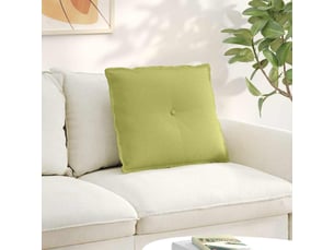 Coussin de dos, coussin de dossier vert clair 60 x 19 x 50 cm tissu cf55062