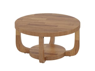 Table basse rond(e) coloris marron TRIBESIGNS 