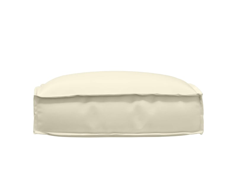 Coussin d'assise, coussin pour chaisecanapé tissu oxford crème 50 x 50 x 12 cm cf56657 - Conforama D