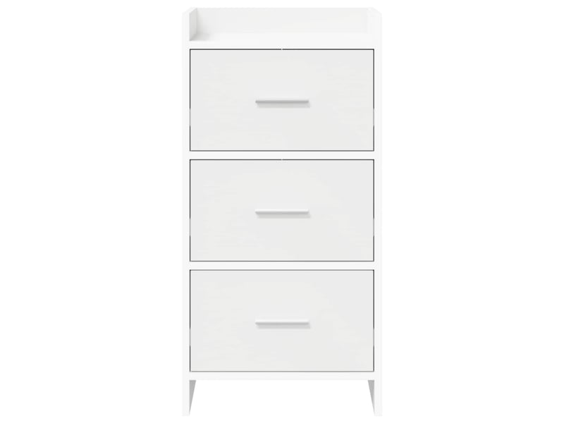  Buffet - bahut - meuble de rangement blanc 40 x 36 x 80 cm bois d'ingénierie  - Conforama E