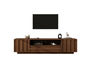 Meuble tv coloris bois foncé 180 cm ARVELLA  