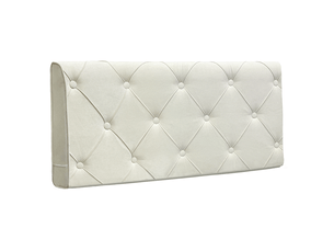 Tete de lit A fixer sur le cadre de lit largeur 140 cm   finition tissu bicolore