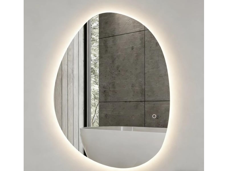  Miroir de salle de bains led antibuée 80 x 60 cm homvra  - Conforama E