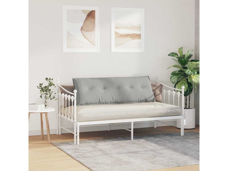  Coussin de dos, coussin de dossier gris clair 140 x 50 cm tissu en microfibre cf54653  - Conforama D