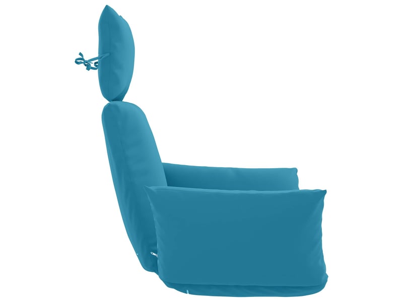 Coussin pour balançoire de chaise d'œuf, coussin d'intérieur et d'extérieur adirondack putten 100 % polyester bleu clair cf50063 - Conforama D