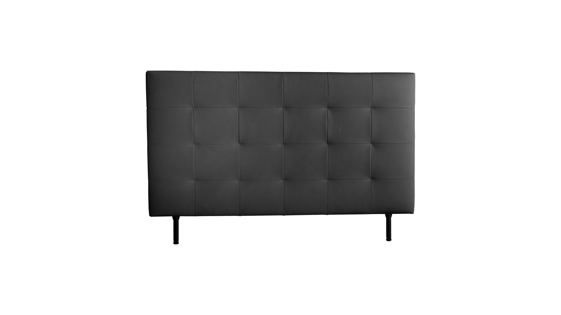 Tête de lit 162 cm CAPITON 4 noir 105 Conforama