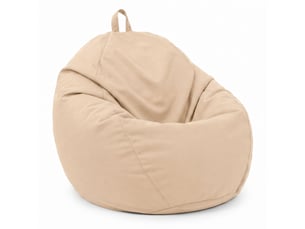 Pouf / repose pied orange