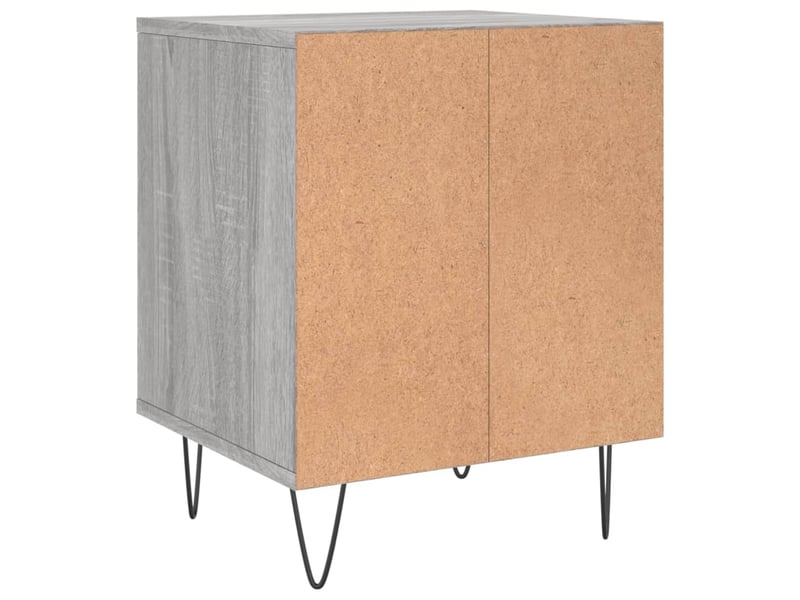  Table de chevet - cabinet de chevet - table de nuit sonoma gris 40x35x50 cm bois d’ingénierie  - Conforama E