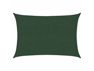 Voile d'ombrage - voile d'ombre - voile parasol 160 gm² vert foncé 2x3 m pehd