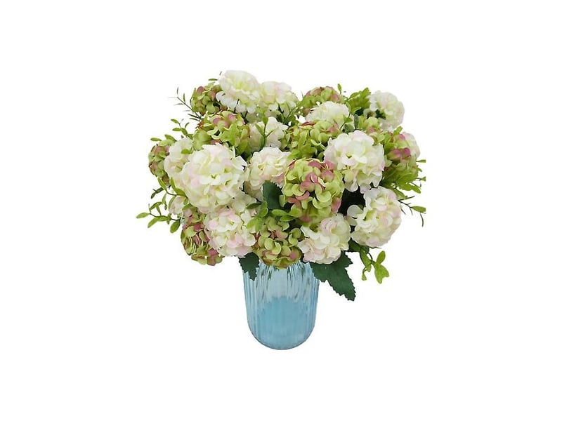  Pièce de fausse fleur en soie inaltérable à monter soi-même, plante artificielle pour bureaublanc  - Conforama B