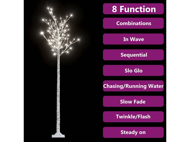 Sapin de noël - arbre de noël 220 led blanc froid saule 2,2 m intext  - Conforama C