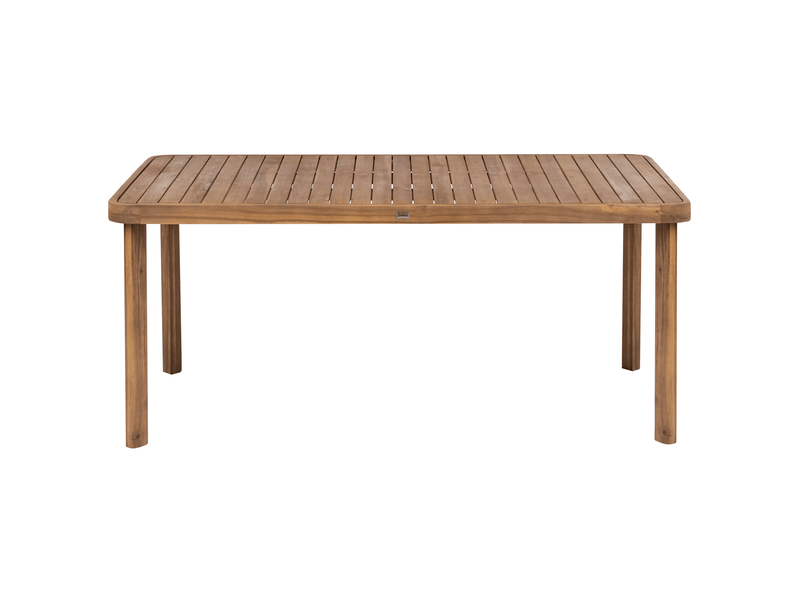  Table de salle à manger de jardin roncello 180 cm 90 cm acacia marron  - Conforama D