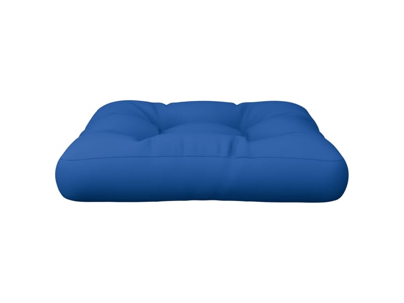  Coussin de palette, coussin de chaise, coussin de canapé bleu royal 60x60x12 cm tissu cf55322  - Conforama D
