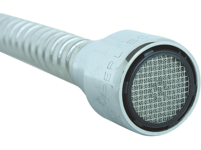 Asperseur orientable en acier inoxydable, débit en lmin, flexible et à jet unique, longueur en mm, compatible avec - Conforama C