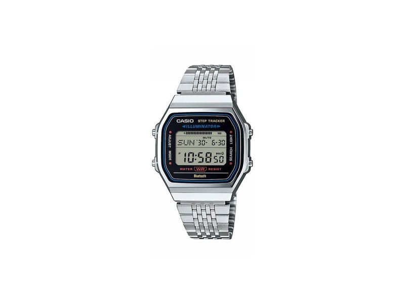  Montre numérique casio vintage abl-100we-1aef bluetooth bracelet acier argenté CAS1732605025558 - Conforama A