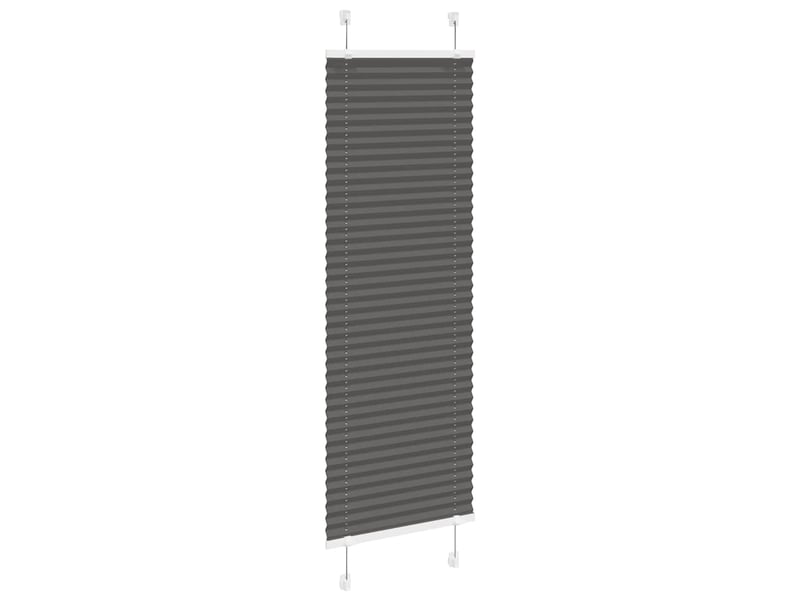  Store plissé, store de fenêtre noir 50x150 cm largeur du tissu 49,4 cm polyester cf46938  - Conforama C