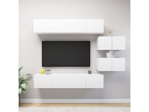 Meuble tv coloris blanc 80 cm <strong></strong>  <strong></strong>