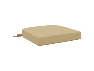 Coussin de siège, coussin d'assise en 1 pièce soest 100 % polyester beige cf55823