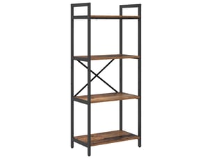 Étagère 4 niveaux, étagère de rangement 56 x 34 x 133,5 cm bois d'ingénierie shl3449