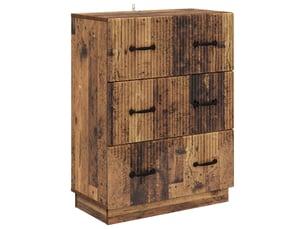 Armoire de rangement bureau, armoire à tiroirs bois ancien 66 x 34,5 x 87 cm