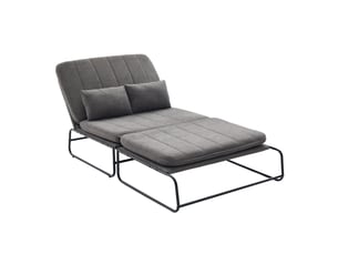 Deplimousse convertible 2 places <strong>OKMYHOME</strong> <strong></strong> gris