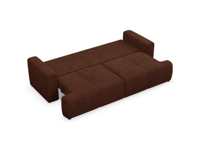  Selsey cobbly - canapé convertible - 244 cm - chenille onyx cuivre Cobbly - Conforama D