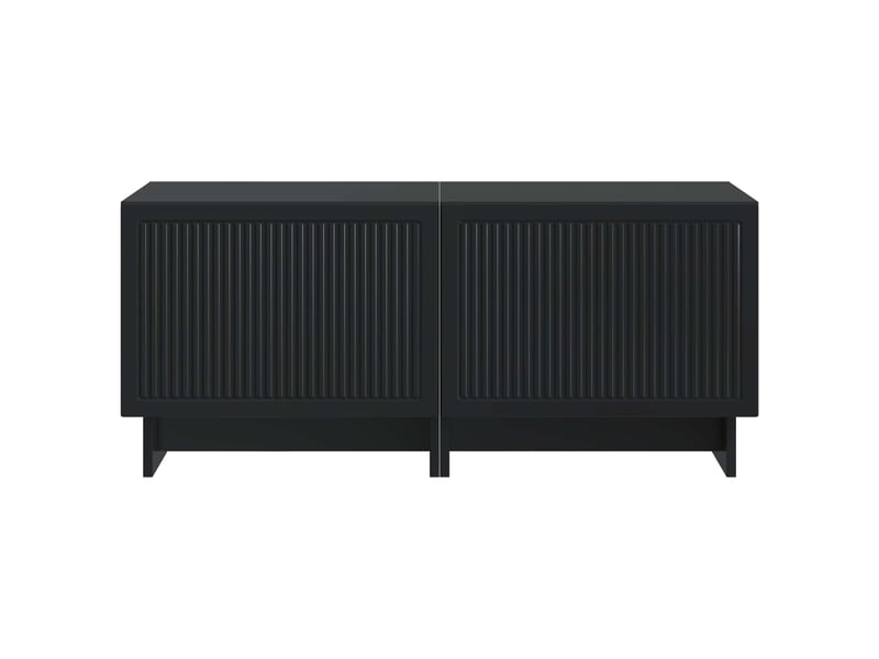  Meuble tv - banc tv - meuble de rangement noir bois d'ingénierie  - Conforama E
