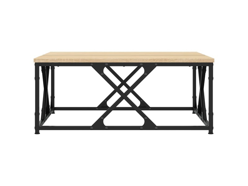  Table basse - table de salon - table à thé chêne sonoma 70x70x30 cm bois d'ingénierie  - Conforama E