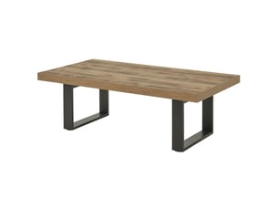 Table basse rectangulaire coloris marron <strong>ALTOBUY</strong> <strong>OSAM</strong> - 68 cmx130 cm