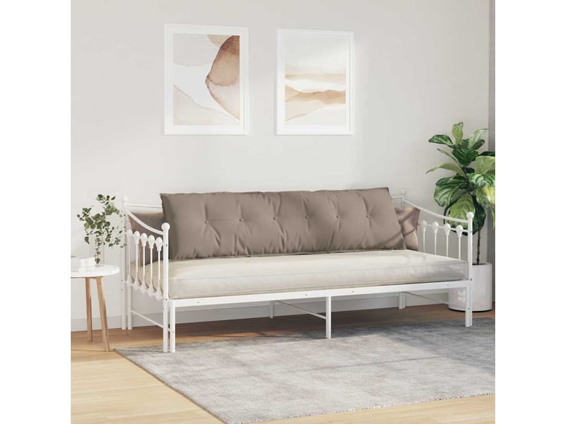 Coussin de dos, coussin de dossier taupe 180 x 50 cm tissu en microfibre cf55025 - Conforama D