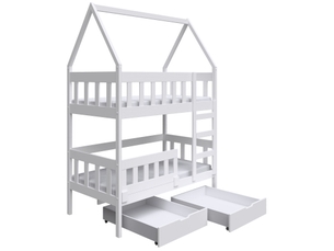 Lit 2 places 75x180 cm SELSEY  Vistena coloris blanc