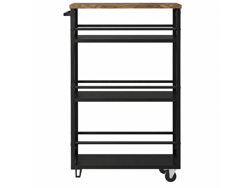  Chariot de rangement polyvalent avec roulettes, étagère de cuisine mobile et compacte  - Conforama A