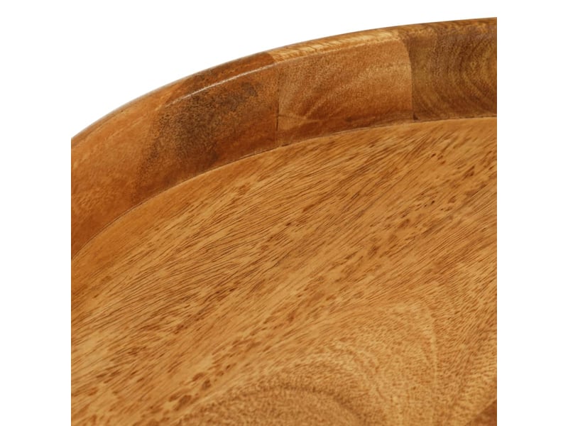  Tables basses rondes 3 pcs - table de salon - table à thé bois de manguier massif  - Conforama E