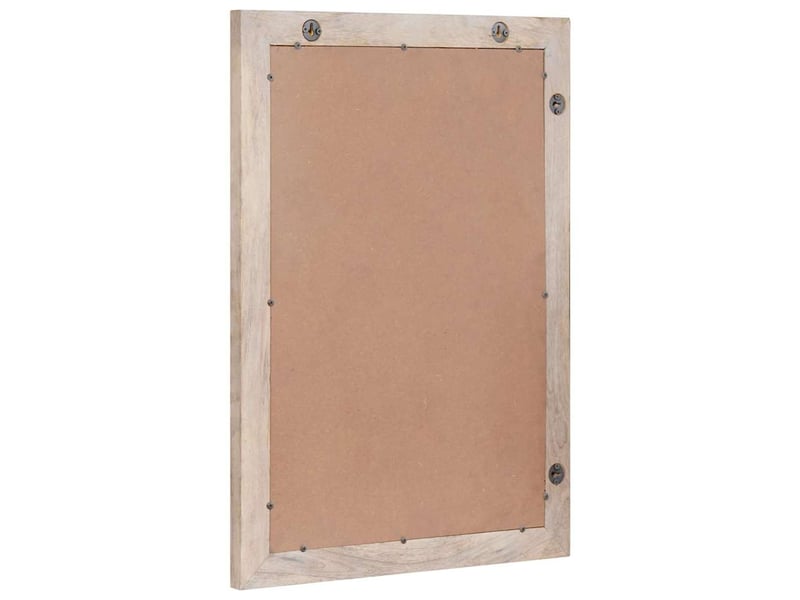 Miroir mural blanc blanchi 70 x 50 cm rectangulaire cf62831  - Conforama C