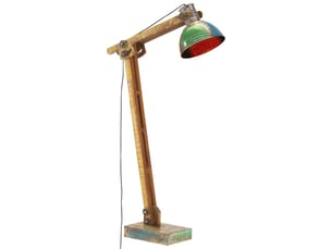 Lampadaire salon, lampe sur pied multicolore e27
