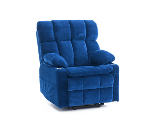 Fauteuil relax électrique  MEULVA Tissu bleu