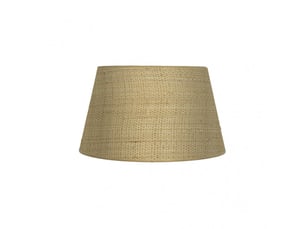 Abat-jour conique ouvert fabrilamp salma naturel, e27, ø 35 cm, h 20 cm