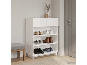 Meuble à chaussures 3 paire(s)  <strong></strong>  <strong></strong> coloris blanc
