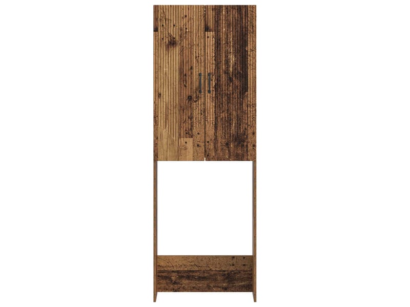  Armoire de toilette, meuble de toilette hoorn bois ancien 66x25.5x190 cm  - Conforama E