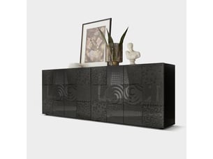 Buffet 4 porte(s)  AHD AMAZING HOME DESIGN  coloris gris