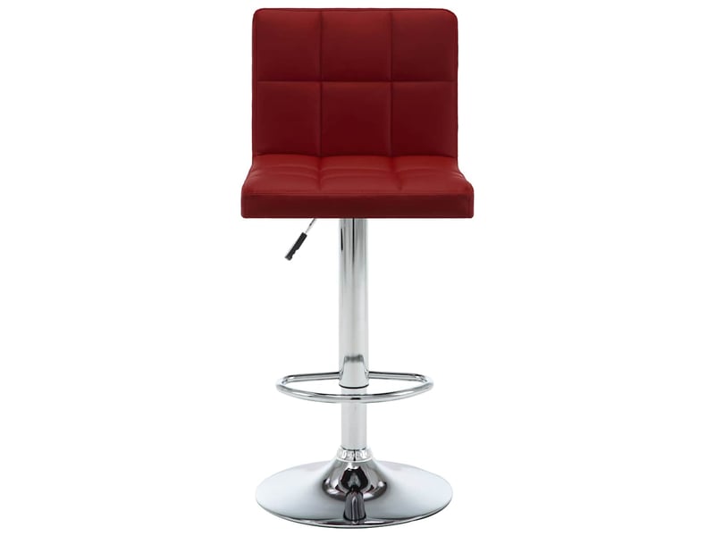  Lot de 2 tabouret de bar, chaise de bar rouge bordeaux similicuir shl69863  - Conforama C